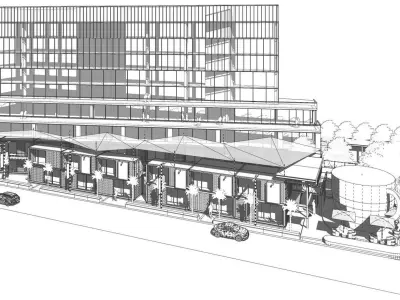 CONTAINER SHOPPING PLAZA 3D model