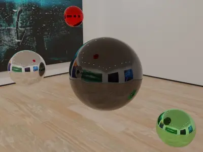 HDRI - Art Museum Gallery Interior 1 - HDR - EXR - 8192x4096 Texture