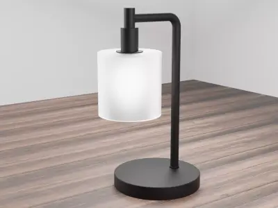 Table lamp loft style 3D model