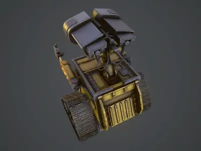 WALL-E wall - e robot Low-poly 3D model