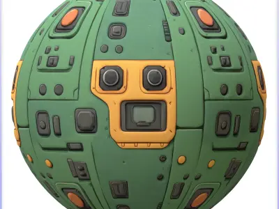 SciFi Seamless Texture Texture 34