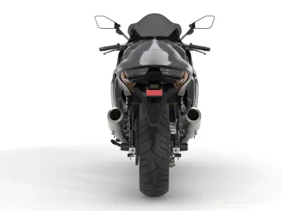 Generic Motorcycle 02 3D model