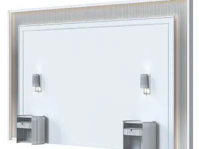 Headboard 039 3D model