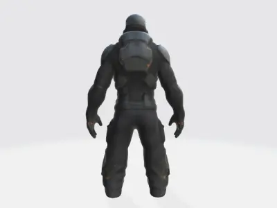 future soldier 3D model purchase