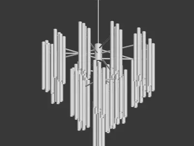 Burj Chandelier Luxxu 3D model