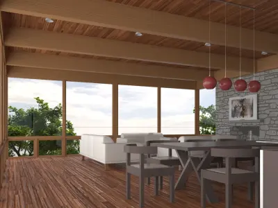 House-012 - Summer House 3D model