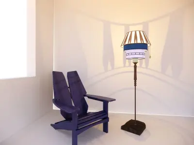 Set Of Furniture 02 3D model