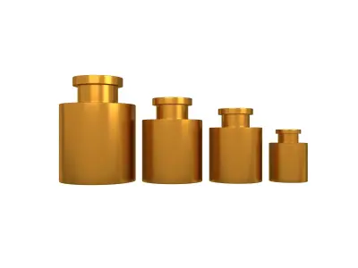 Scale Weights V2 003 Low-poly 3D model