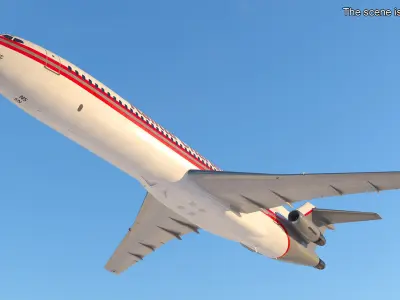 Boeing 727 Kalitta Charters II Rigged for Maya 
