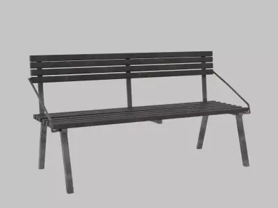 Bench 3D model 20