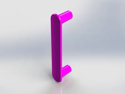 Cabinet door handle 3D print model