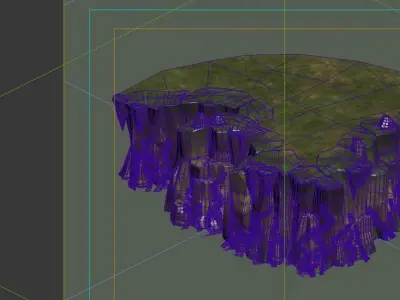 Game Model - Cliff 3D model