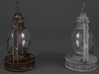 kerosene lantern 3D model