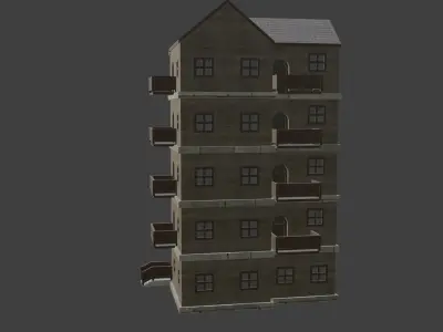 House Model 69 Low-poly 3D model