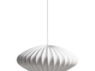 Nelson Saucer Pendant Lamp 3D model
