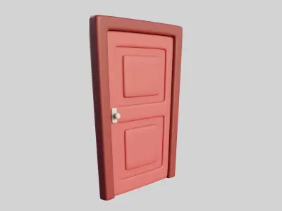 Cartoon Door 3b 3D model