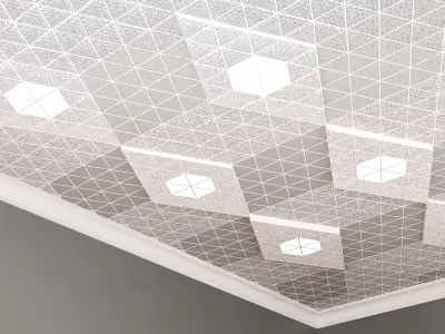 Decorative ceiling 3D model