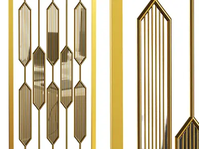 Partition Low-poly 3D model