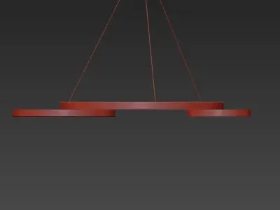 Eclisse Pendant Light 3D model