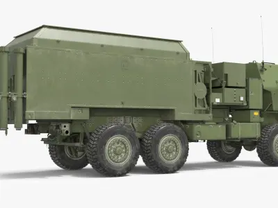  MEADS TOC Mobile Air Defense Command Vehicle Green 