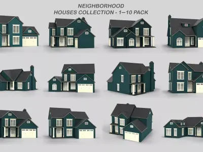 British House Design Collection 1-10 Pack T3