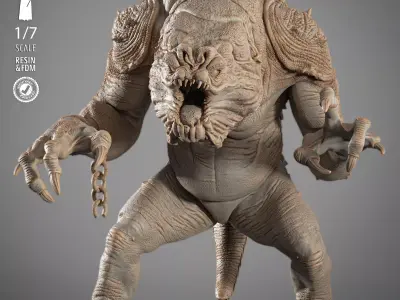 STAR WARS Rancor Sculpture 3D print model