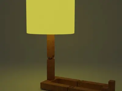 desk lamp Free 3D model