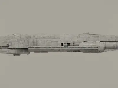 Gozanti-class Imperial Cruiser - Star Wars 3D model