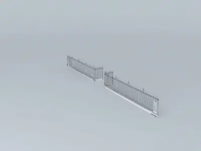 Wrought iron gates Free 3D model
