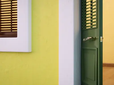 Old San Juan Town house 1 Free 3D model