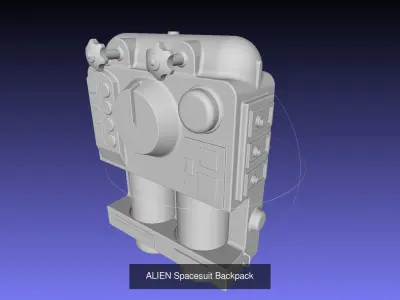 ALIEN Spacesuit Parts Collection 3D Model Pack