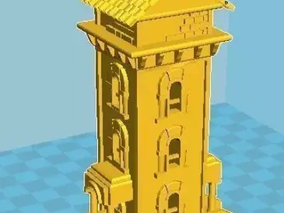 Medieval Light House 11 3D print model