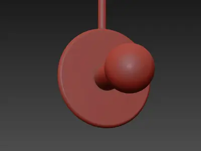 Double Wall Brass Sconce by ETSY 3D model