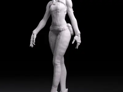 sci-fi medic 3D print model