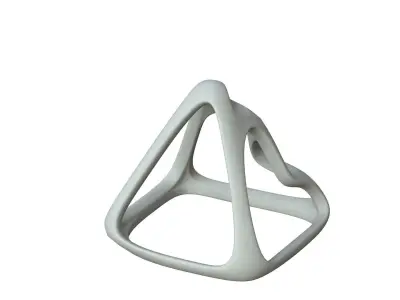 SciFi Cube Object No 57948 Low Poly Shape Low-poly 3D model