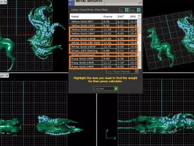 Fox Pendant jewelry - Tailed Fox for Her 3D print model