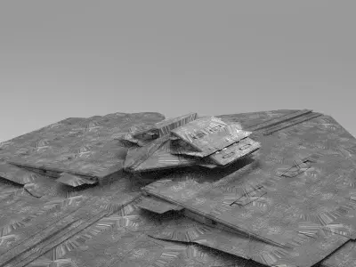 Ra Has Returned Sci-Fi City Tower 9  3D model
