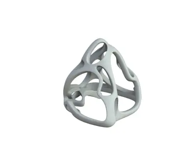 SciFi Cube Object No 62828 Low Poly Shape Low-poly 3D model