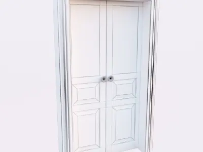 WhiteDoors door - door 3D model