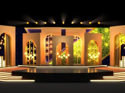 Stage design  3D model