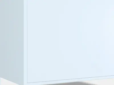 TROTTEN Cabinet with sliding doors 2 Low-poly 3D model