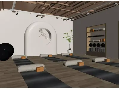Yoga Studio 3D model