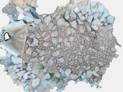 Desert Wash 3D Scan 3D model