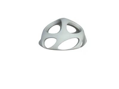 SciFi Cube Object No 55446 Low Poly Shape Low-poly 3D model