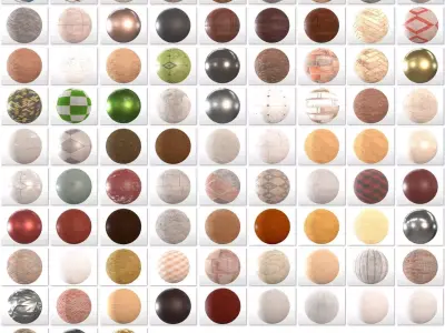 84 Seamless 4K PBR Materials Collection for archviz Texture