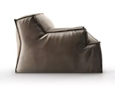 Damasco Module with Armrest 3D model