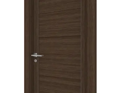 Door-048 interior door wood 3D model