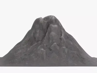 -Volcano Stylized- 3D model