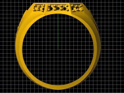 Men ring 3dm file 3D print model purchase