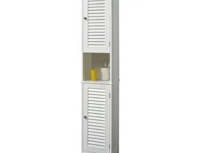 Jasper Tall Bathroom Cabinet 3D model